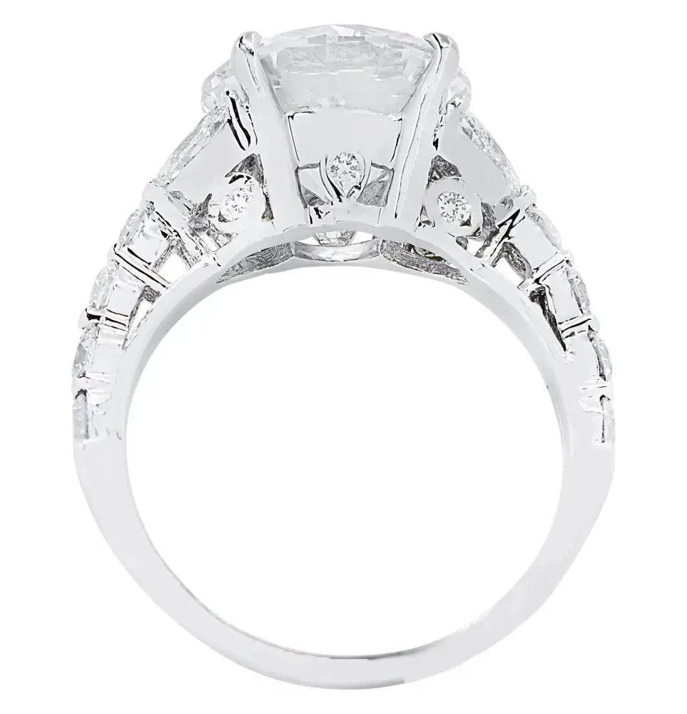 Vivid Diamonds GIA Certified 4.63 Carat Diamond Engagement Ring - V43601