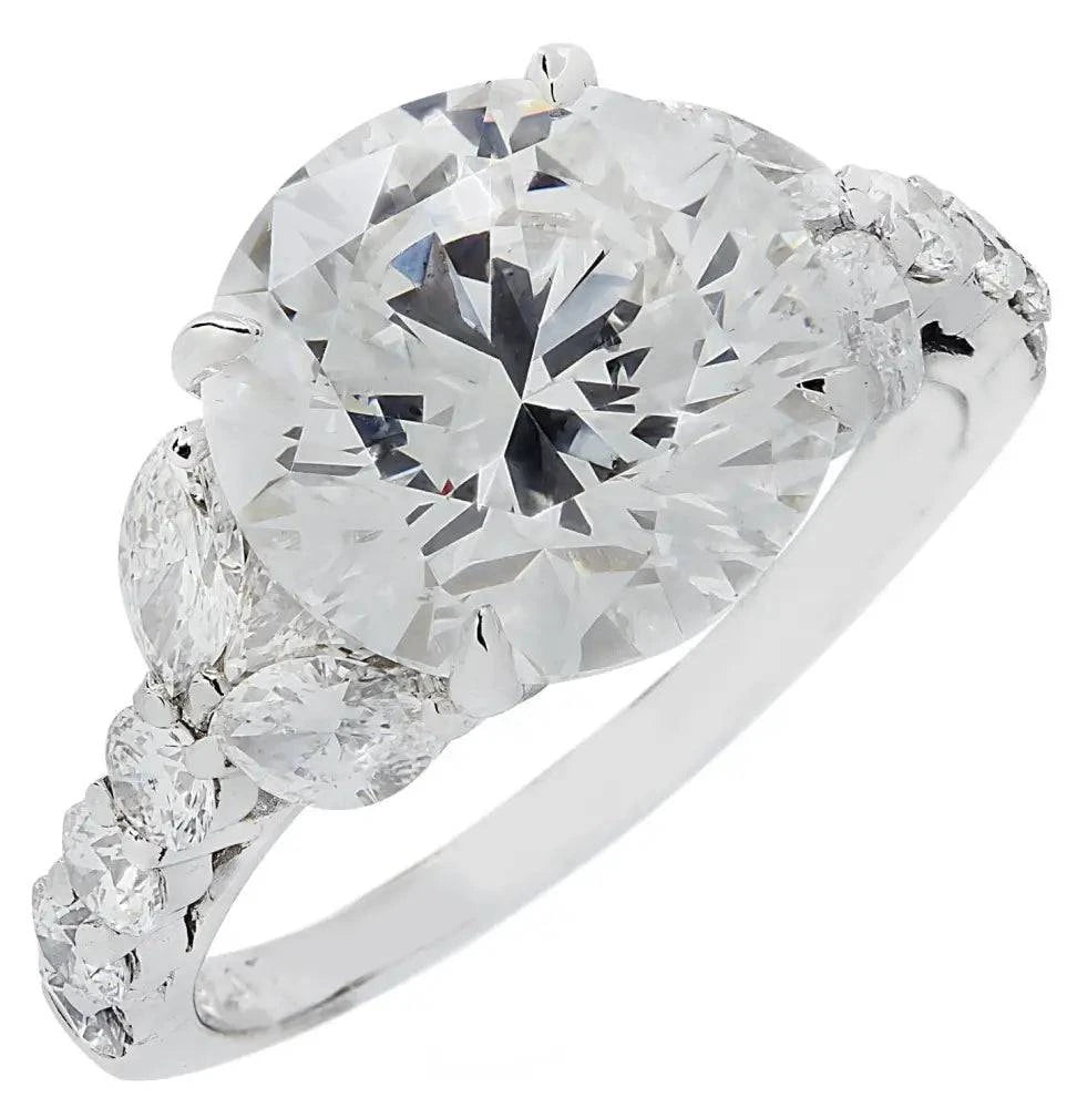 Vivid Diamonds GIA Certified 4.63 Carat Diamond Engagement Ring - V43601