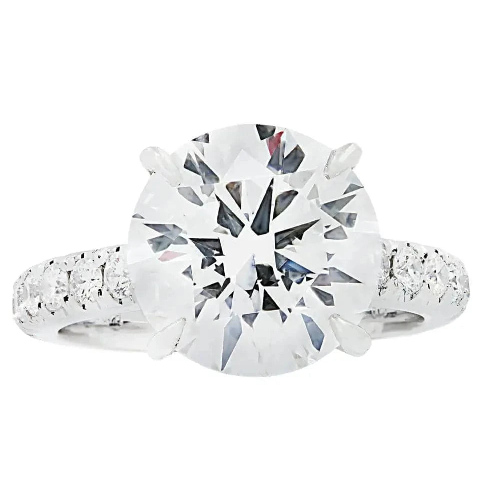 Vivid Diamonds GIA Certified 4.63 Carat Diamond Engagement Ring - V46246