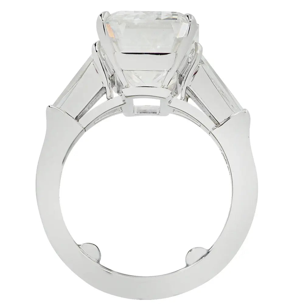 Vivid Diamonds GIA Certified 7.52 Carat Emerald Cut Engagement Ring -V42392