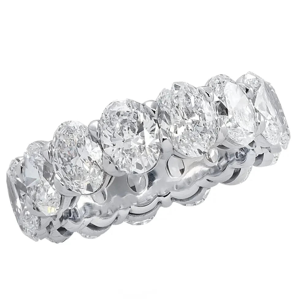 Vivid Diamonds GIA Certified 7.90 Carat Oval Eternity Band -V26115 - Vivid Diamonds