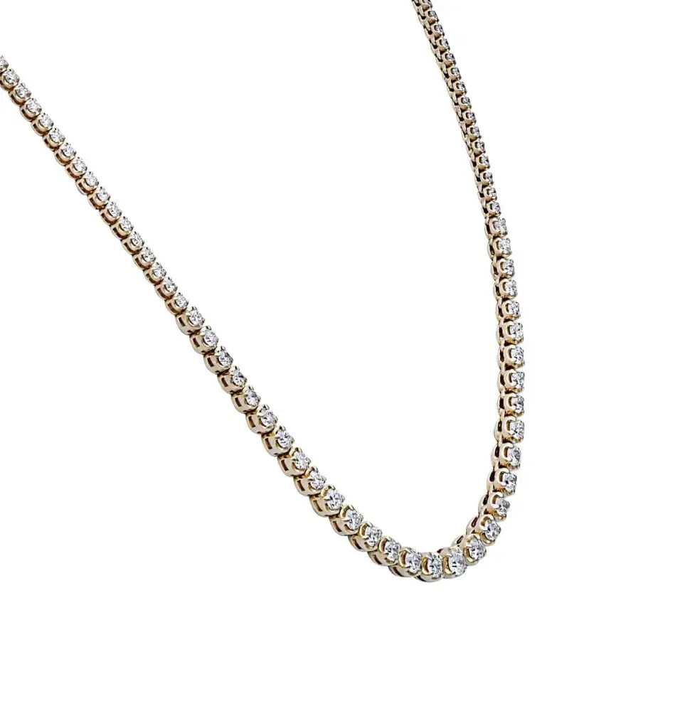 Vivid Diamonds 6.70 Carat Diamond Riviere Necklace -V37981 - Vivid Diamonds