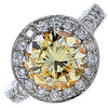 GIA Certified 3.36 Carat Fancy Color Diamond Engagement Ring- V30528 - vividdiamonds
