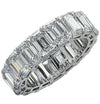 8.63ct Emerald Cut Diamond Eternity Band - Miami Jewelry | Vivid Diamonds - vividdiamonds