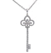 Vivid Diamonds 1.25 Carat Diamond Key Necklace -V32273 - vividdiamonds