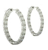 Vivid Diamonds 6.27 Carat Diamond In And Out Hoop Earrings - V34064 - vividdiamonds