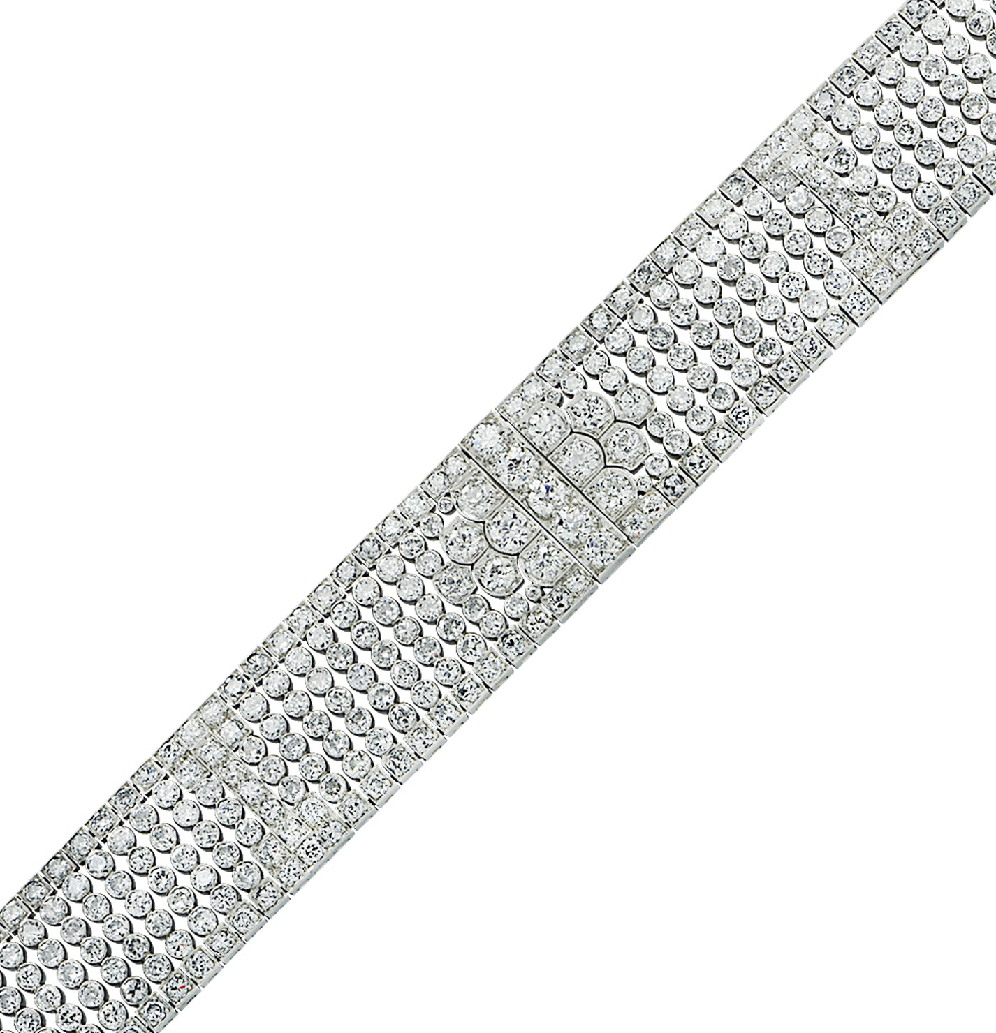 15 Ct. Exclusive diamond Bracelet In 14K White Gold | Fascinating Diamonds