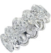 Vivid DIamonds GIA Certified 12.10 Carat Oval Cut Diamond Eternity Band - V36573 - vividdiamonds
