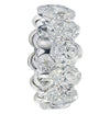 Vivid DIamonds GIA Certified 12.10 Carat Oval Cut Diamond Eternity Band - V36573 - vividdiamonds
