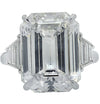 Vivid Diamonds GIA Certified 11.78 Carat Emerald Cut Diamond Engagement Ring -V37164 - vividdiamonds