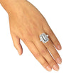 Vivid Diamonds GIA Certified 18.66 Carat Emerald Cut Diamond Engagement Ring -V37228 - vividdiamonds