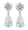 Vivid Diamonds GIA Certified 14.8 Carat Dangle Diamond Earrings -V37258 - vividdiamonds