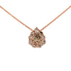 4.75 Carat Fancy Colored Diamond Rose Gold Necklace-14916 - vividdiamonds