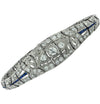 Art deco 5.44 Carat Diamond Bracelet - V37993 - vividdiamonds