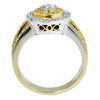 18k Two Tone 1.30ct Diamond Ring -V0016380 - vividdiamonds