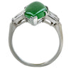 Beautiful Marquise Shape Jade and Diamond Ring- V16451 - vividdiamonds