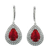 Tiffany &amp; Co. Soleste Tourmaline &amp; Diamond Dangle Earrings -V38873 - vividdiamonds