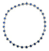 33.34 Carat Sapphire and White Diamond Necklace -V42519 - vividdiamonds