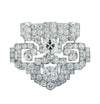 Cartier New York 11.24 Carat Old Mine Cushion Diamond Brooch-V43233 - vividdiamonds