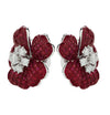 Vivid Diamonds 15 Carat Ruby &amp; Diamond Mystery Set Earrings -V44120 - vividdiamonds