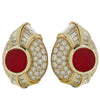 Circa 1970&#39;s Bvlgari Burma Ruby &amp; Diamond Earrings -V44562 - vividdiamonds