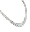 Vivid Diamonds GIA Certified 85 Carat Oval Cut Diamond Riviera Necklace -V44664 - vividdiamonds