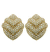 Bvlgari Doppio 8 Carat Diamond Clip On Earrings -V44711 - vividdiamonds