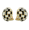 Tiffany &amp; Co. Mother of Pearl &amp; Onyx Button Earrings-V45605 - vividdiamonds