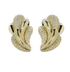 4 Carat Pave Diamond Clip-On Earrings-V45606 - vividdiamonds