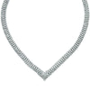 Colombian Emerald and Diamond Necklace - V21522 - vividdiamonds
