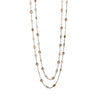 Gorgeous 19.26 Cts. Fancy Color Diamond Platinum Necklace -V3810 - vividdiamonds