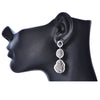 29.24 Carat Rough Diamond Dangle Earrings - V5615 - vividdiamonds