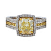 GIA Certified 2.03 Carat Natural Color Diamond Ring -V5940 - vividdiamonds