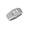 1.90 Carat Baguette Cut Diamond Platinum Wedding Band - V007823 - vividdiamonds