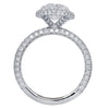 Vivid Diamonds GIA Certified 2.51 Carat Diamond Halo Engagement Ring -V25446 - vividdiamonds