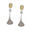 10.61ct Diamond Slice Earrings - vividdiamonds